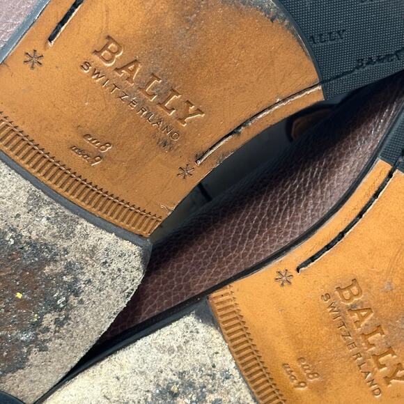 Bally Men's Welmin Brown Leather Loafers Size 9 - Picture 9 of 9